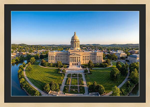 Kentucky State Capitol At Dusk