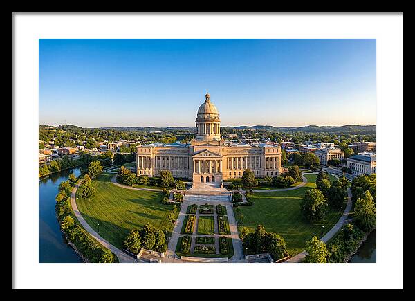 Kentucky State Capitol At Dusk