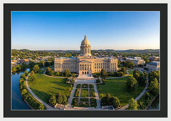 Kentucky State Capitol At Dusk