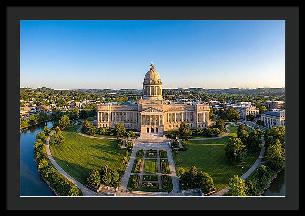 Kentucky State Capitol At Dusk
