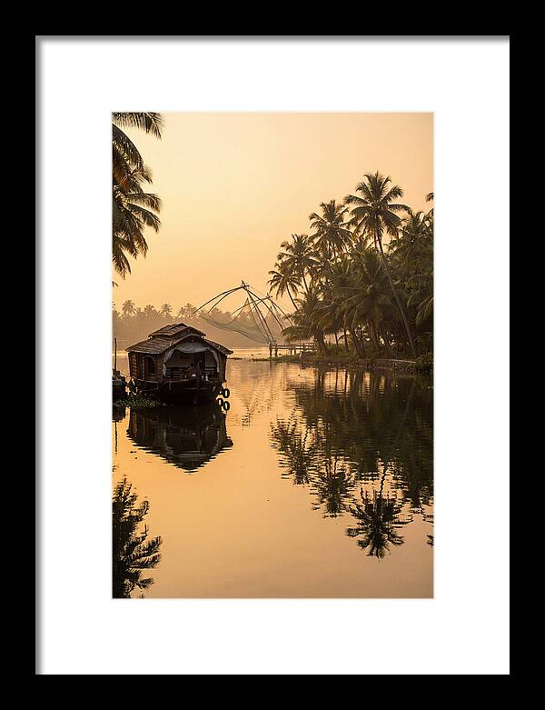 Kerala Backwaters At Golden Hour
