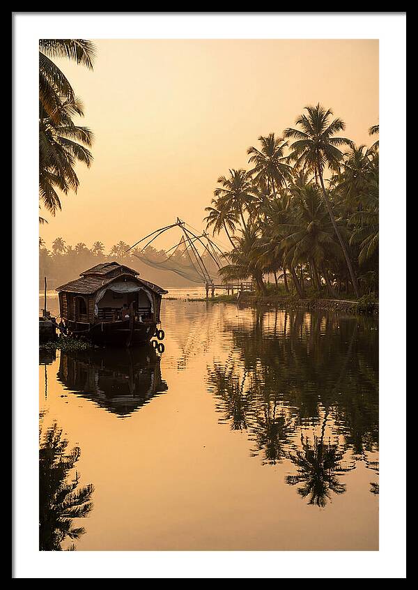 Kerala Backwaters At Golden Hour