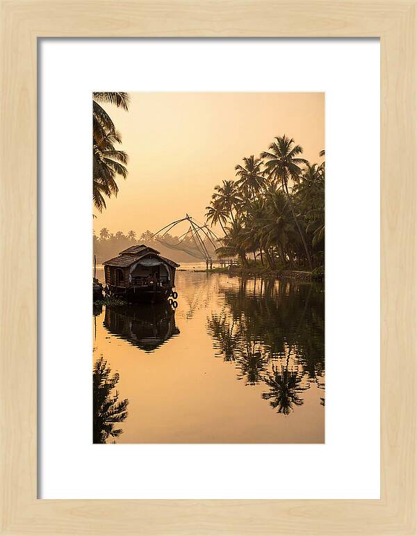 Kerala Backwaters At Golden Hour