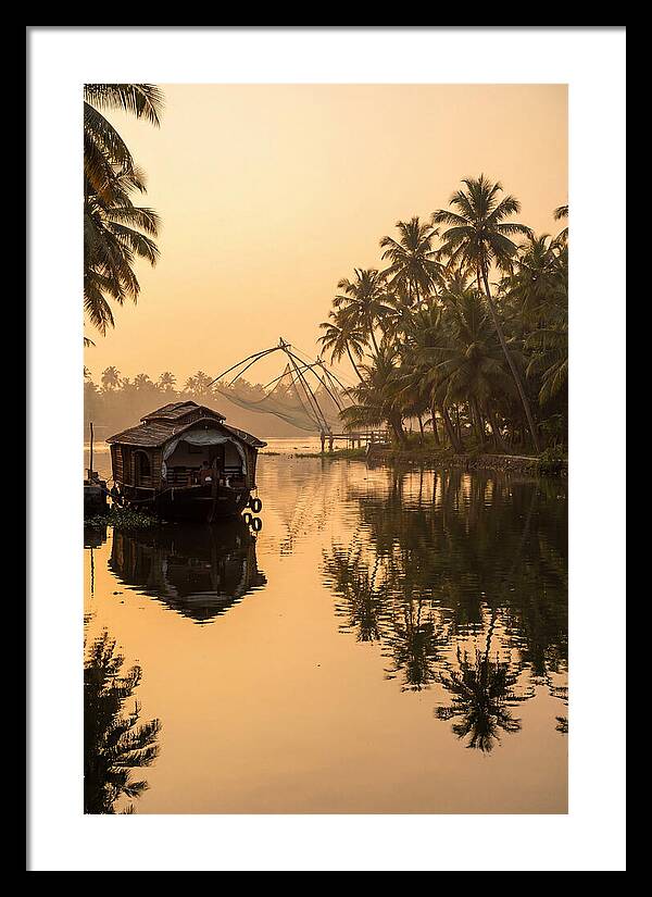 Kerala Backwaters At Golden Hour