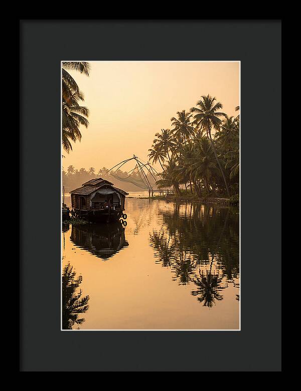 Kerala Backwaters At Golden Hour