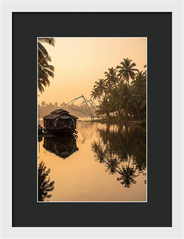 Kerala Backwaters At Golden Hour