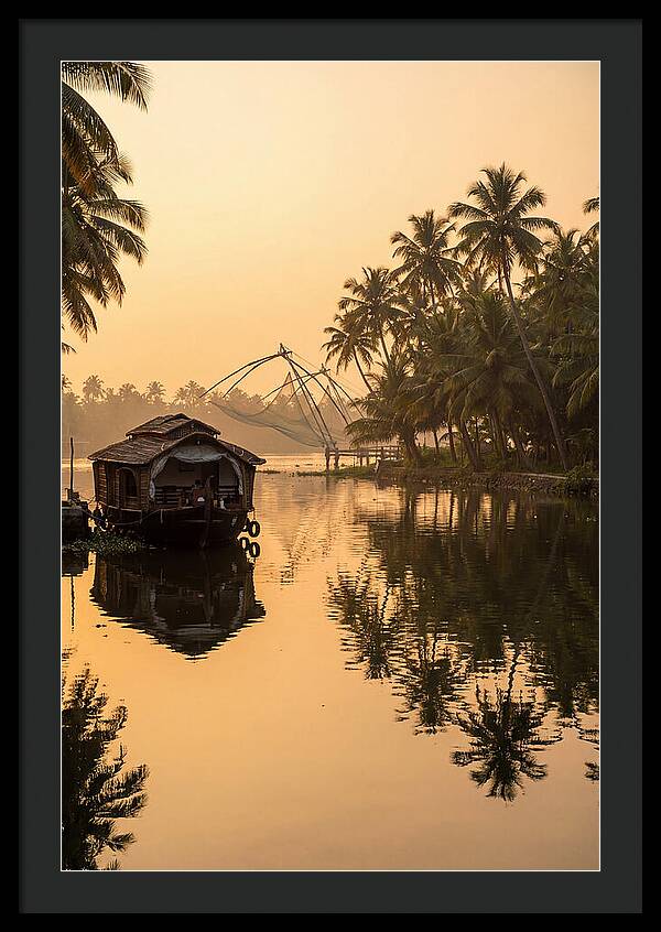 Kerala Backwaters At Golden Hour