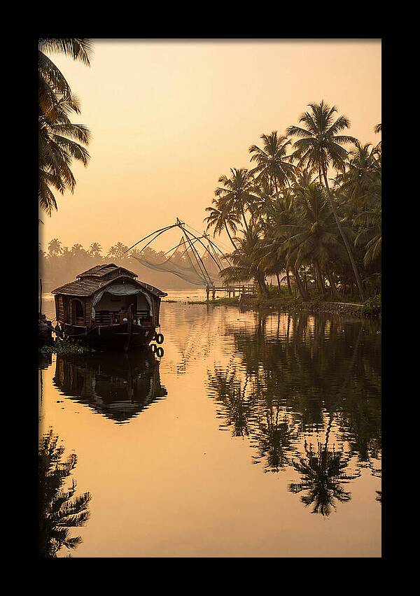 Kerala Backwaters At Golden Hour