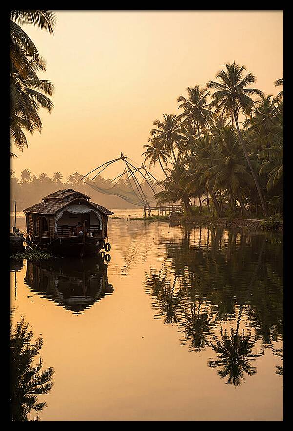 Kerala Backwaters At Golden Hour