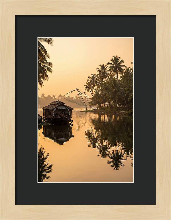 Kerala Backwaters At Golden Hour