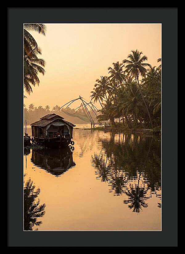 Kerala Backwaters At Golden Hour