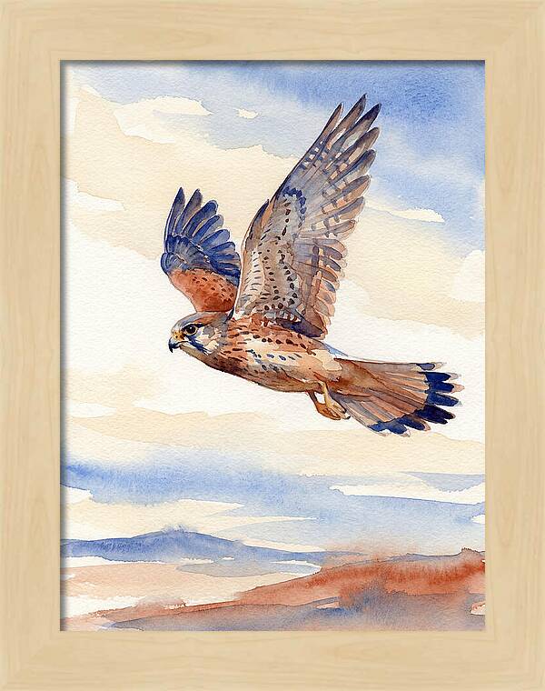 Kestrel In Flight