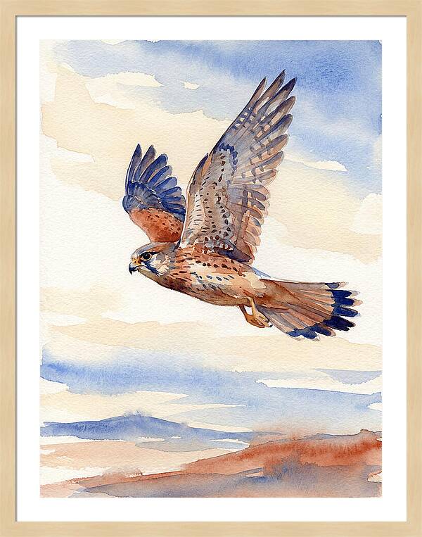 Kestrel In Flight