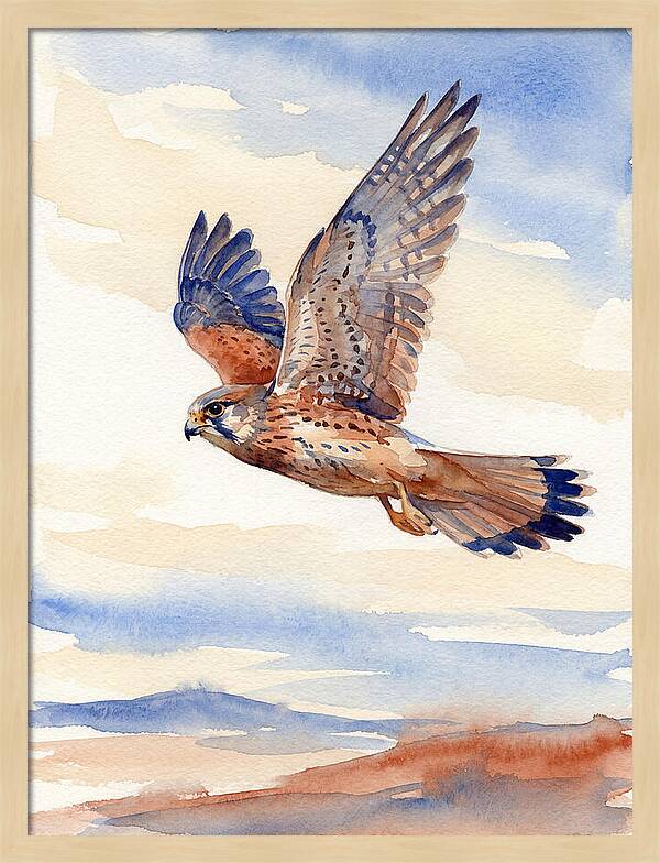 Kestrel In Flight