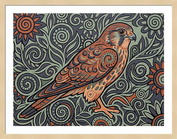 Kestrel In Folk Style