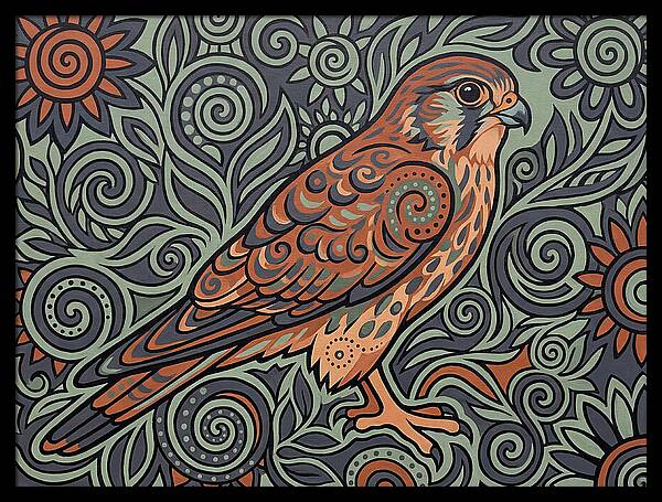 Kestrel In Folk Style
