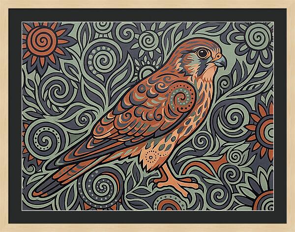 Kestrel In Folk Style