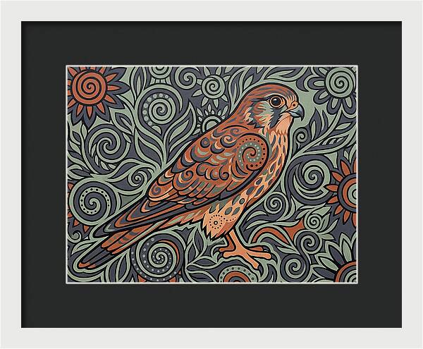 Kestrel In Folk Style