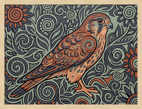 Kestrel In Folk Style
