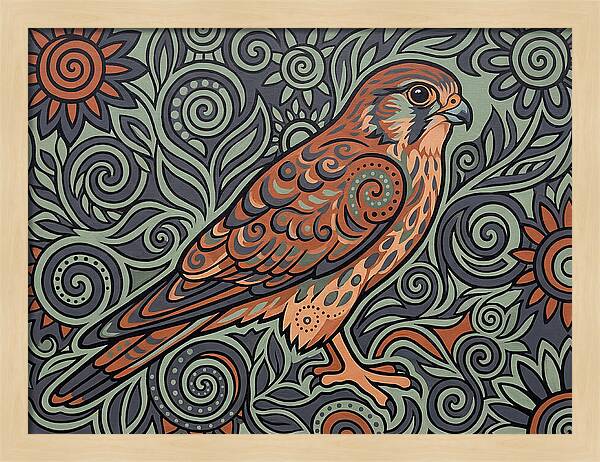 Kestrel In Folk Style