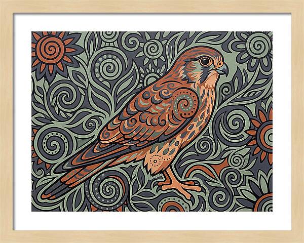 Kestrel In Folk Style