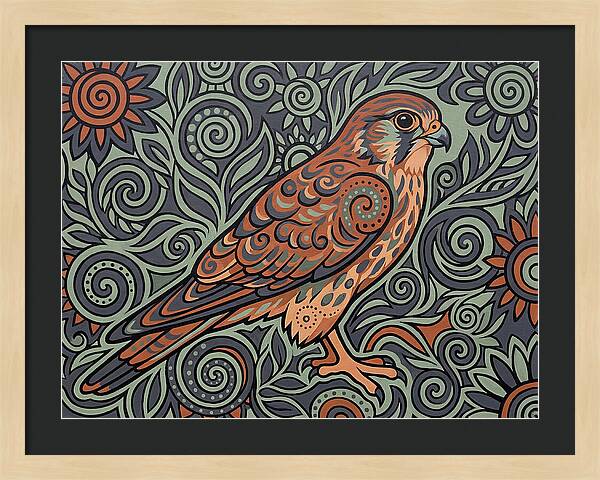 Kestrel In Folk Style