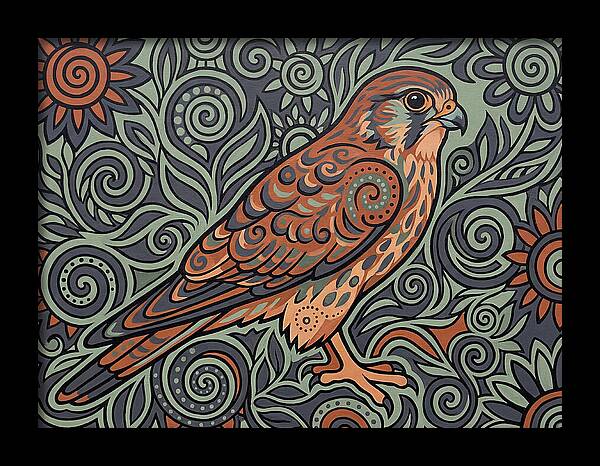 Kestrel In Folk Style