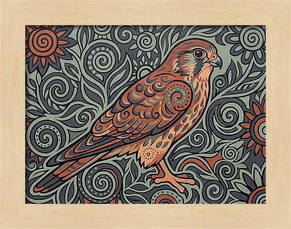 Kestrel In Folk Style