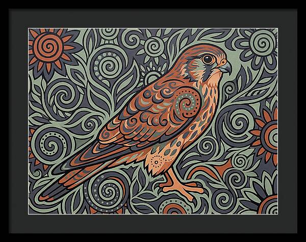 Kestrel In Folk Style