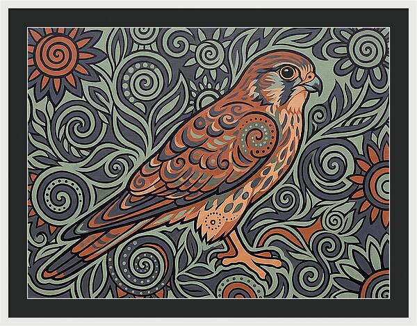 Kestrel In Folk Style