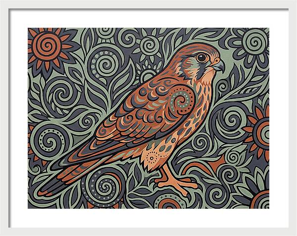 Kestrel In Folk Style
