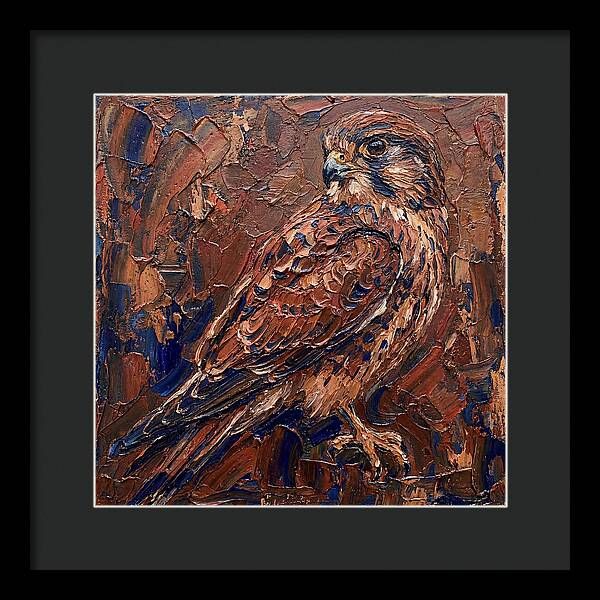 Kestrel In Rich Textures