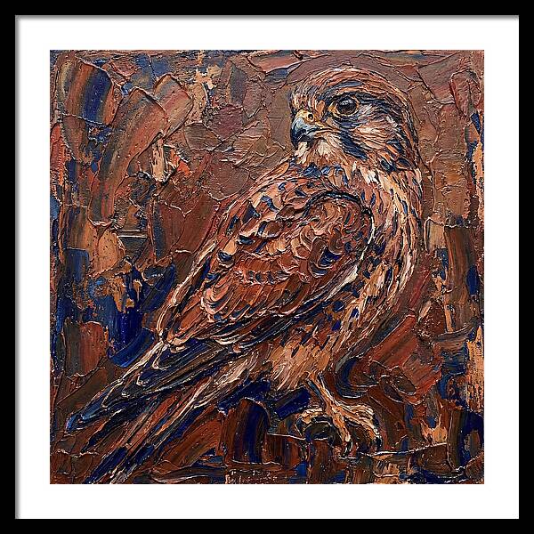 Kestrel In Rich Textures