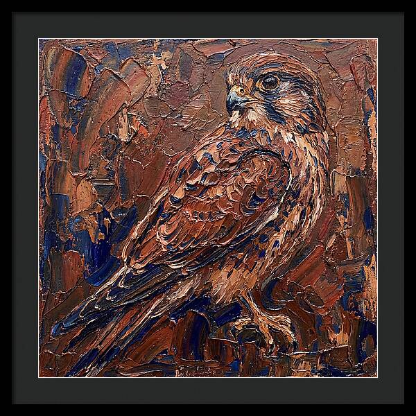 Kestrel In Rich Textures