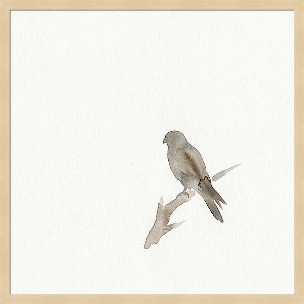 Kestrel Perched In Minimalist Style