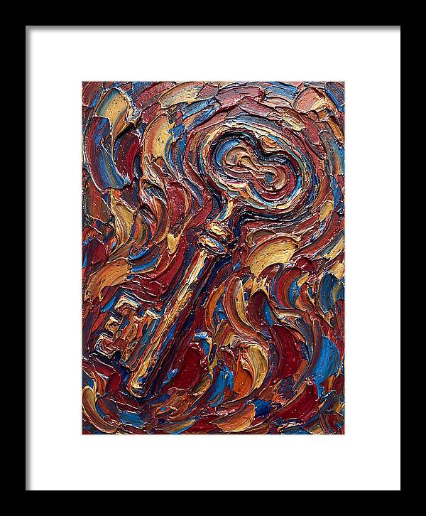 Key In Vibrant Swirls