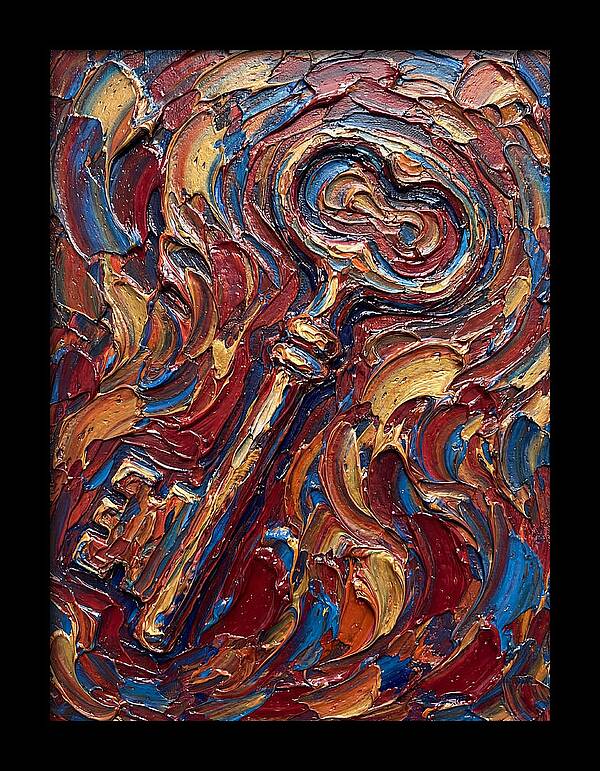 Key In Vibrant Swirls