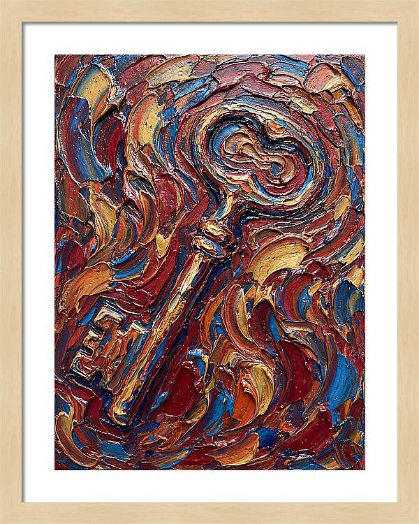 Key In Vibrant Swirls