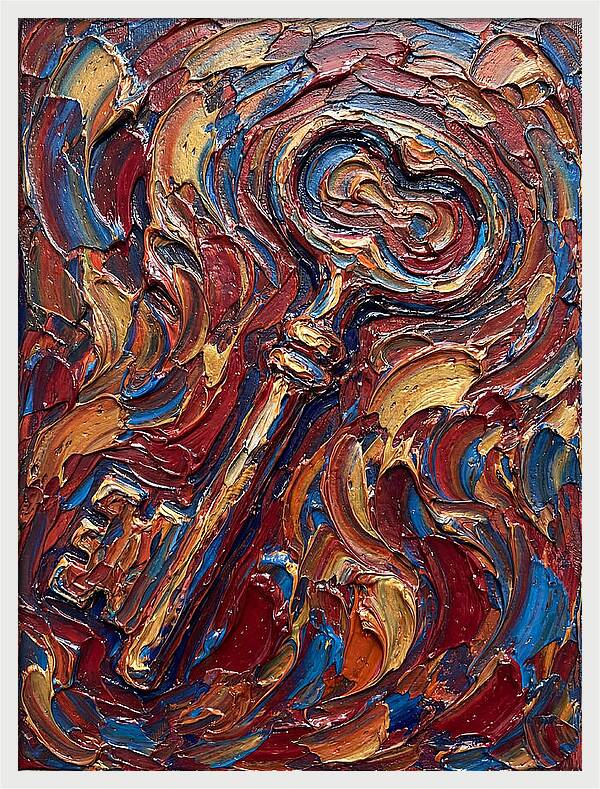 Key In Vibrant Swirls