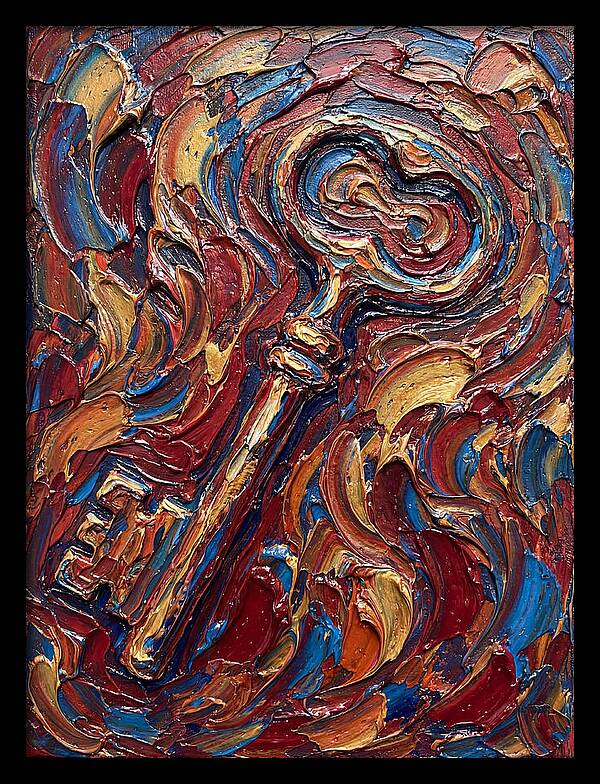 Key In Vibrant Swirls