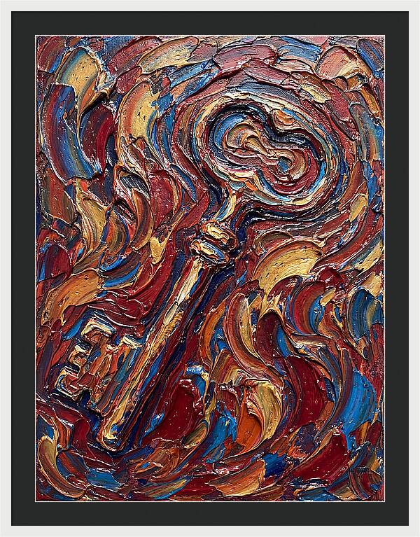 Key In Vibrant Swirls