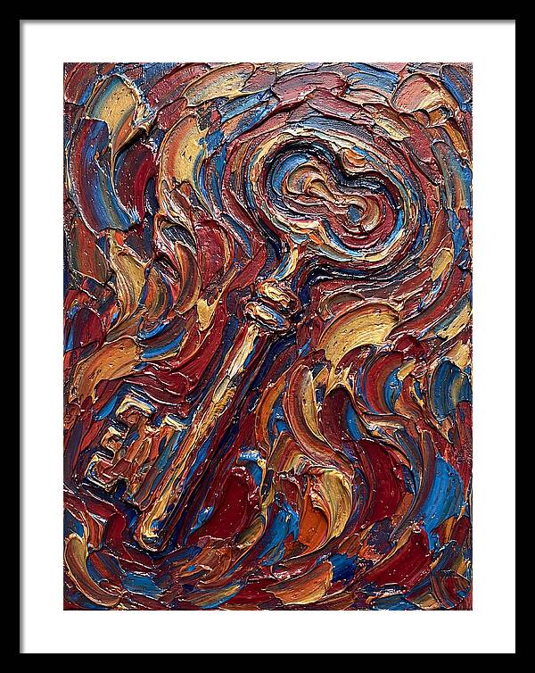 Key In Vibrant Swirls