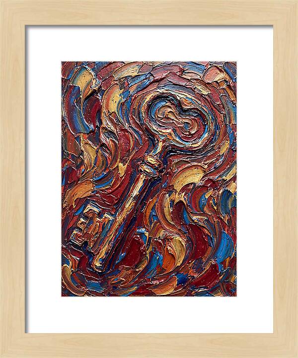 Key In Vibrant Swirls