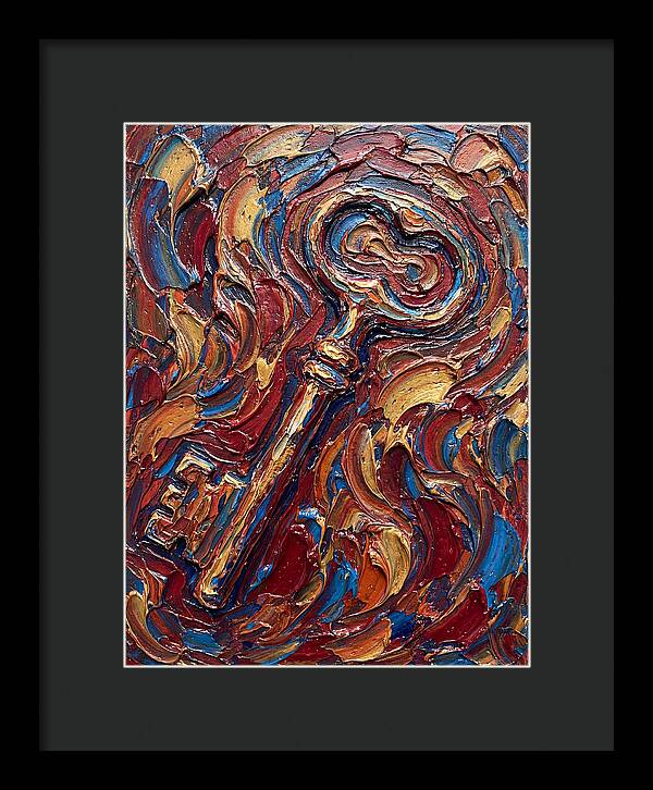 Key In Vibrant Swirls