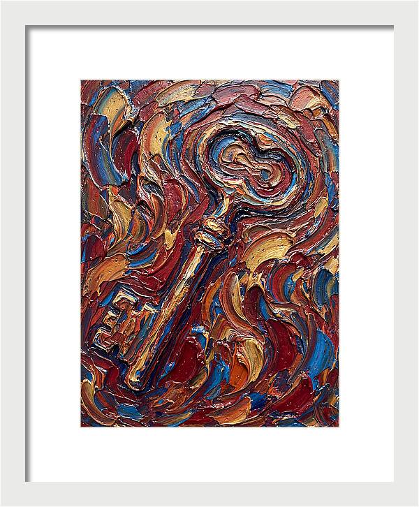 Key In Vibrant Swirls