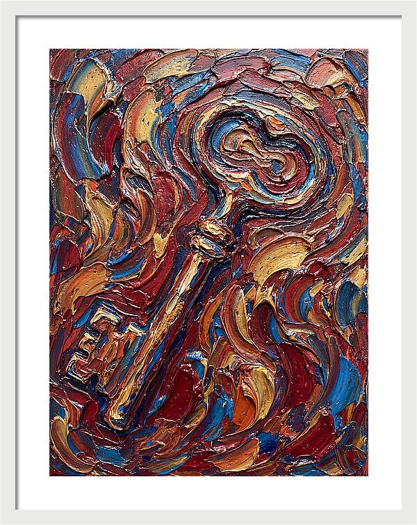 Key In Vibrant Swirls