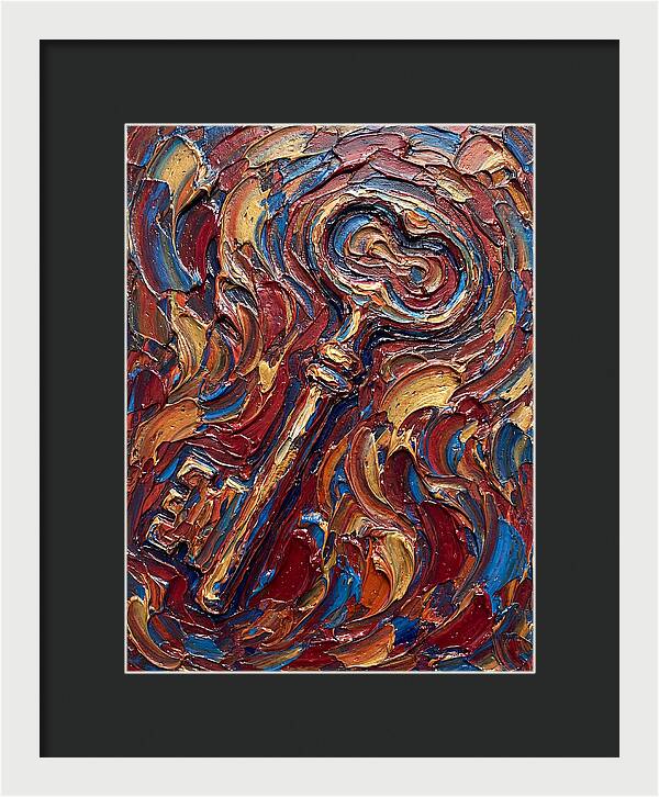Key In Vibrant Swirls