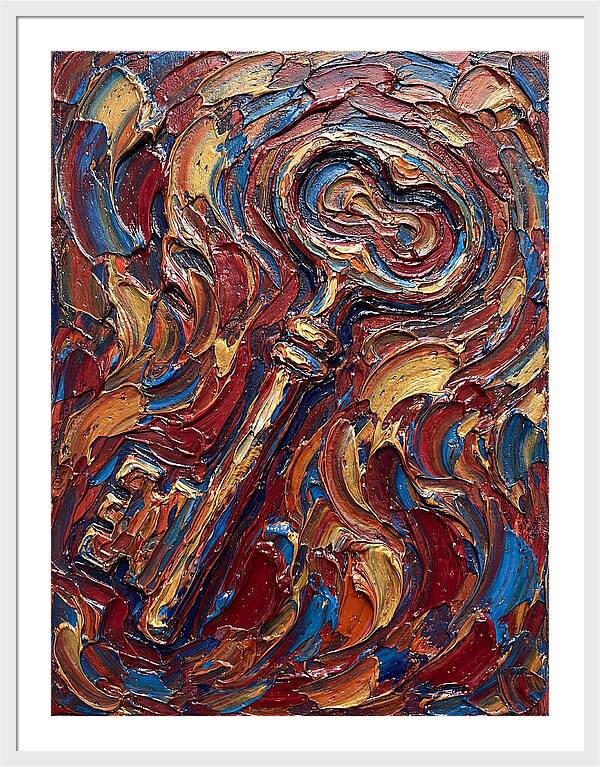 Key In Vibrant Swirls