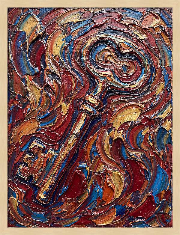 Key In Vibrant Swirls