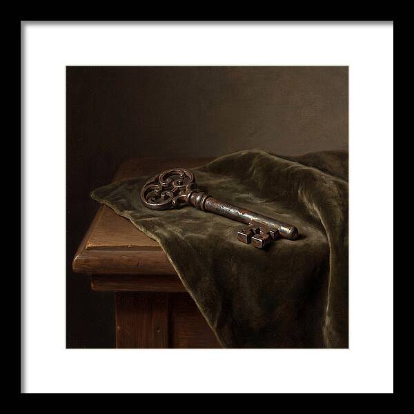 Key On Velvet Cloth